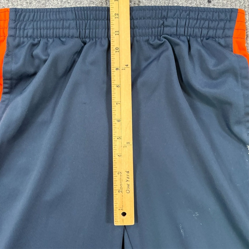 Reebok Track Pants Mens Size XL Navy Blue Orange Pull On Athletic Warm Up Y2K - Picture 7 of 11